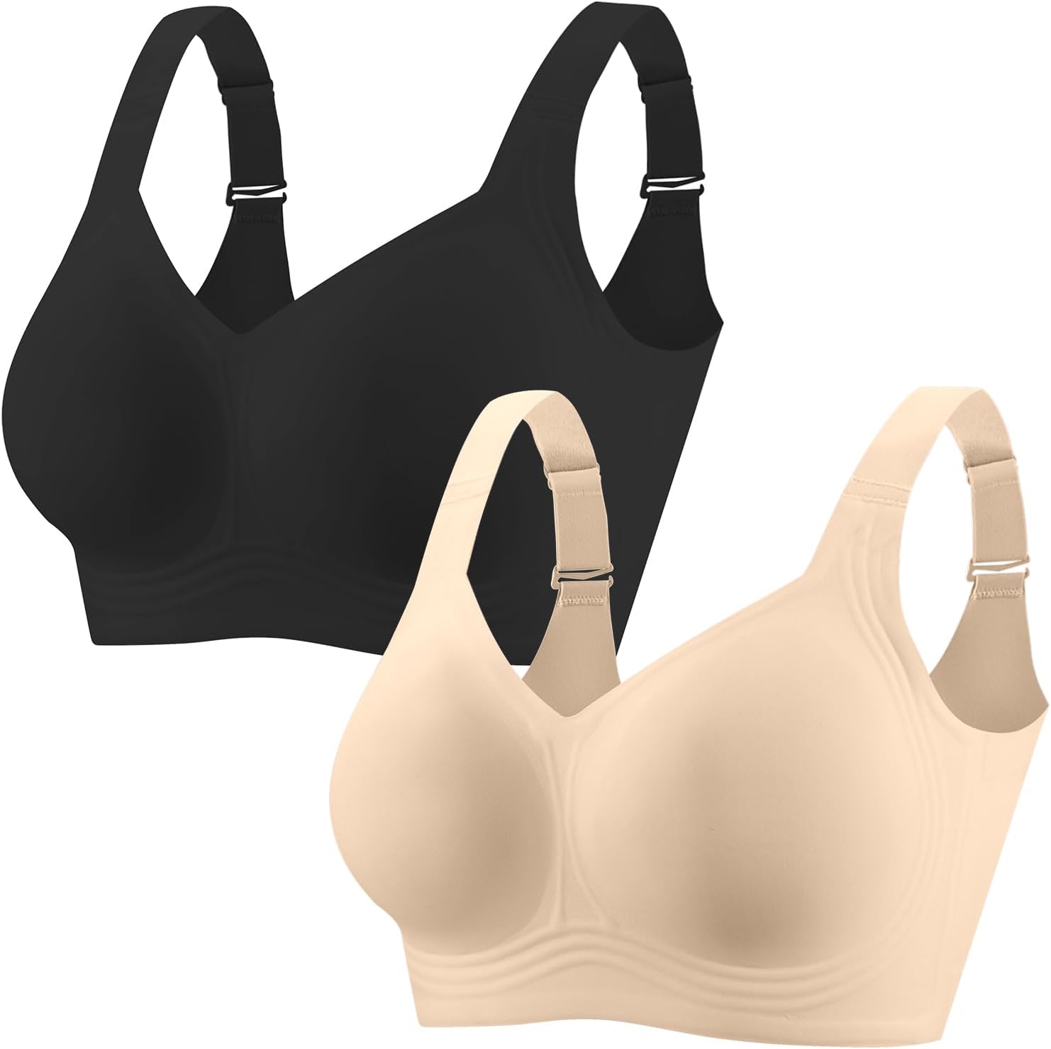 PoseFree Womens Seamless Wireless Bra for Ultimate Comfort