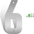 28 Inch Stainless Steel Floating Address Numbers by SpNo1-MS
