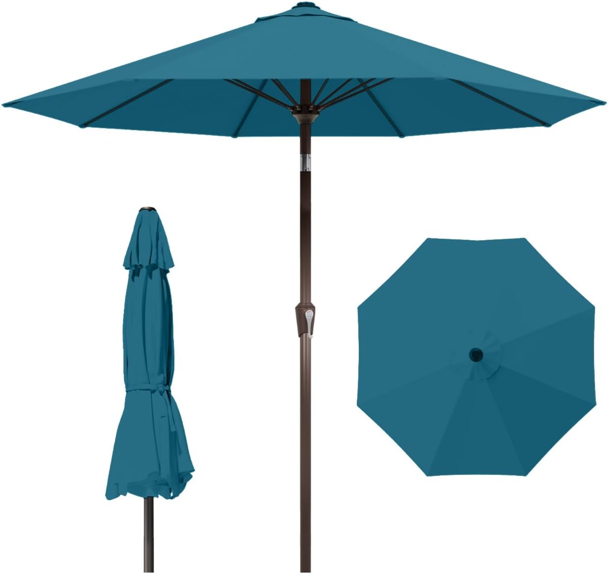 10FT Patio Umbrella with Crank and Tilt for Outdoor Spaces