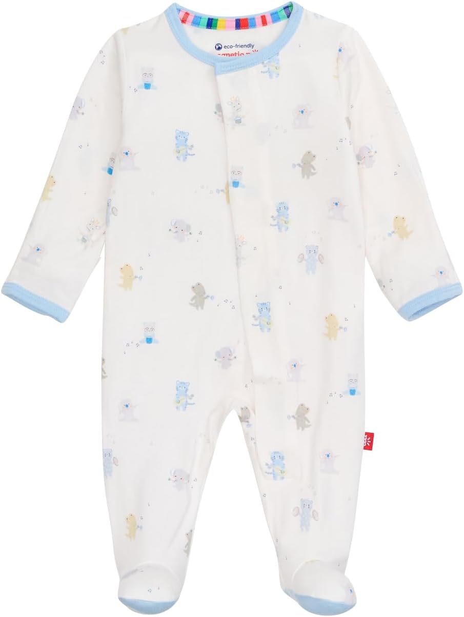 Magnetic Me Boys Modal Magnetic Baby Footie Pajamas Review