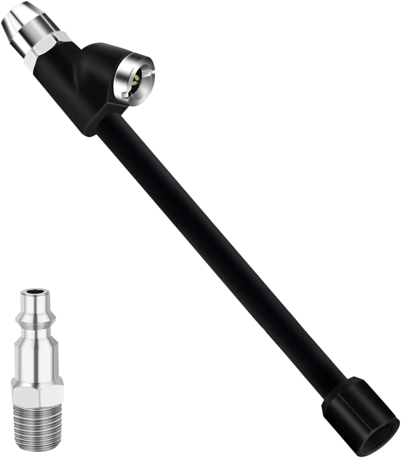 Extended Reach Dual Head Tire Chuck - Quick Connect