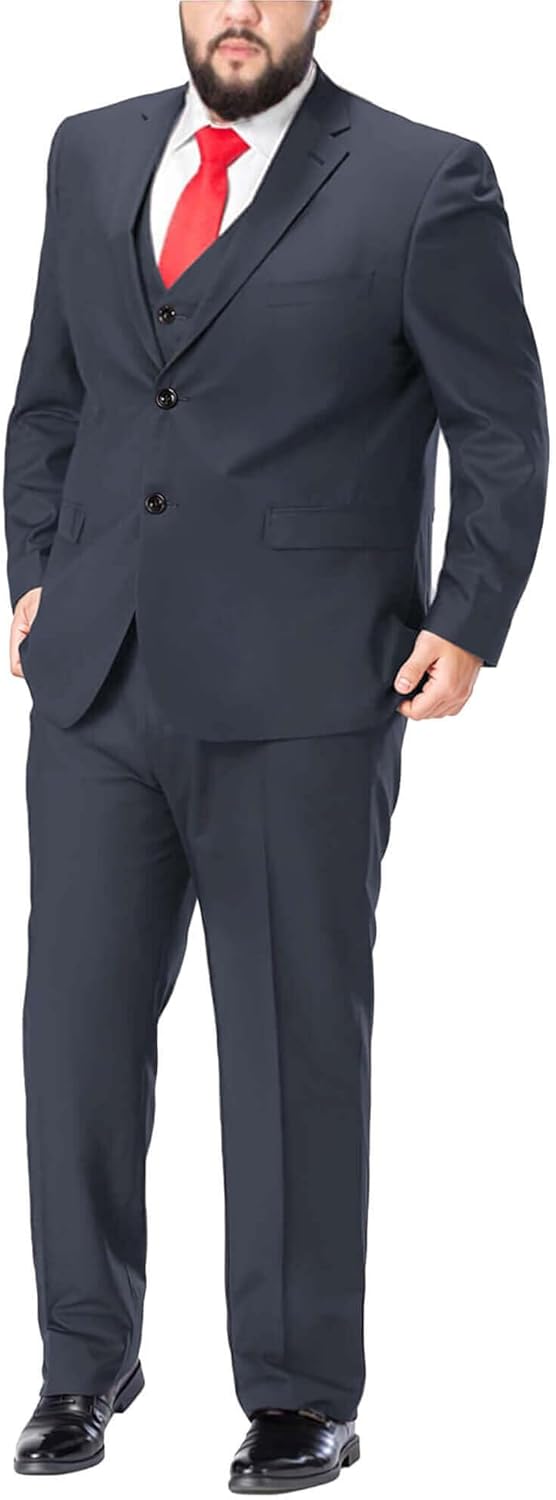GATMSTZ Men's Formal Big Tall 3 Piece Suit for Every Occasion