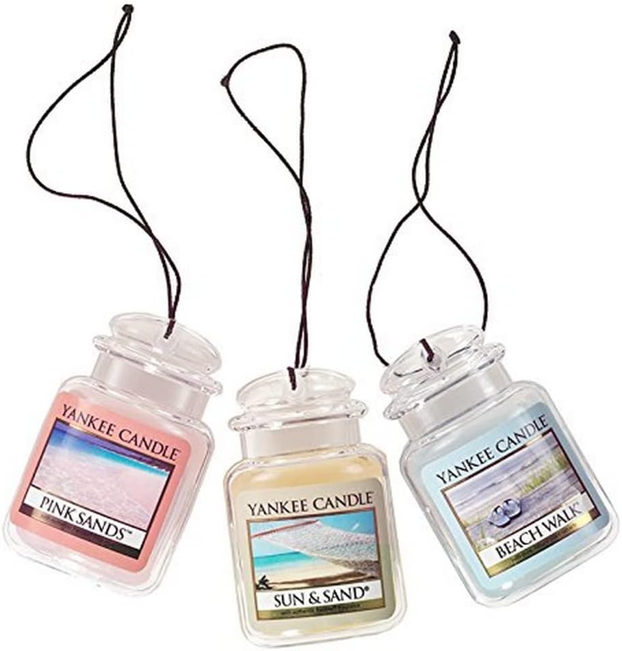 Yankee Candle 3-Pack Car Air Fresheners - 30 Day Odor Neutralization