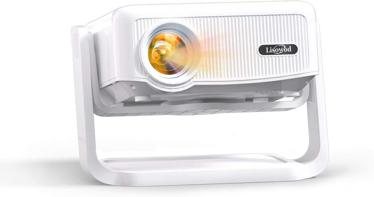 Portable Mini Projector - WiFi, Bluetooth, 1080P HD, Electric Focus