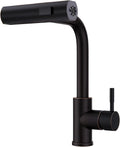 GIMILI Oil Rubbed Bronze Pull Down Kitchen Faucet - Waterfall Sprayer