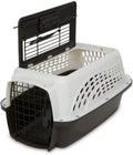 Petmate Dog Crate 19 in Two-Door Plastic Kennel - Secure Travel