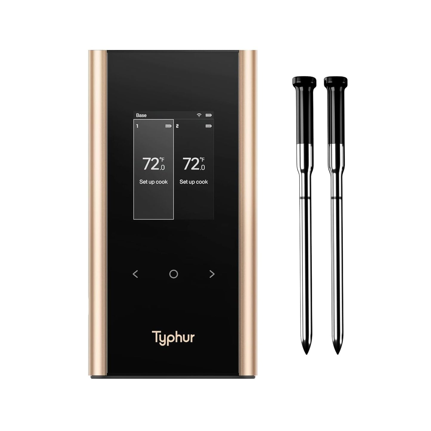 SYNC Gold Wireless Meat Thermometer | Strong Signal | Reliable Readings