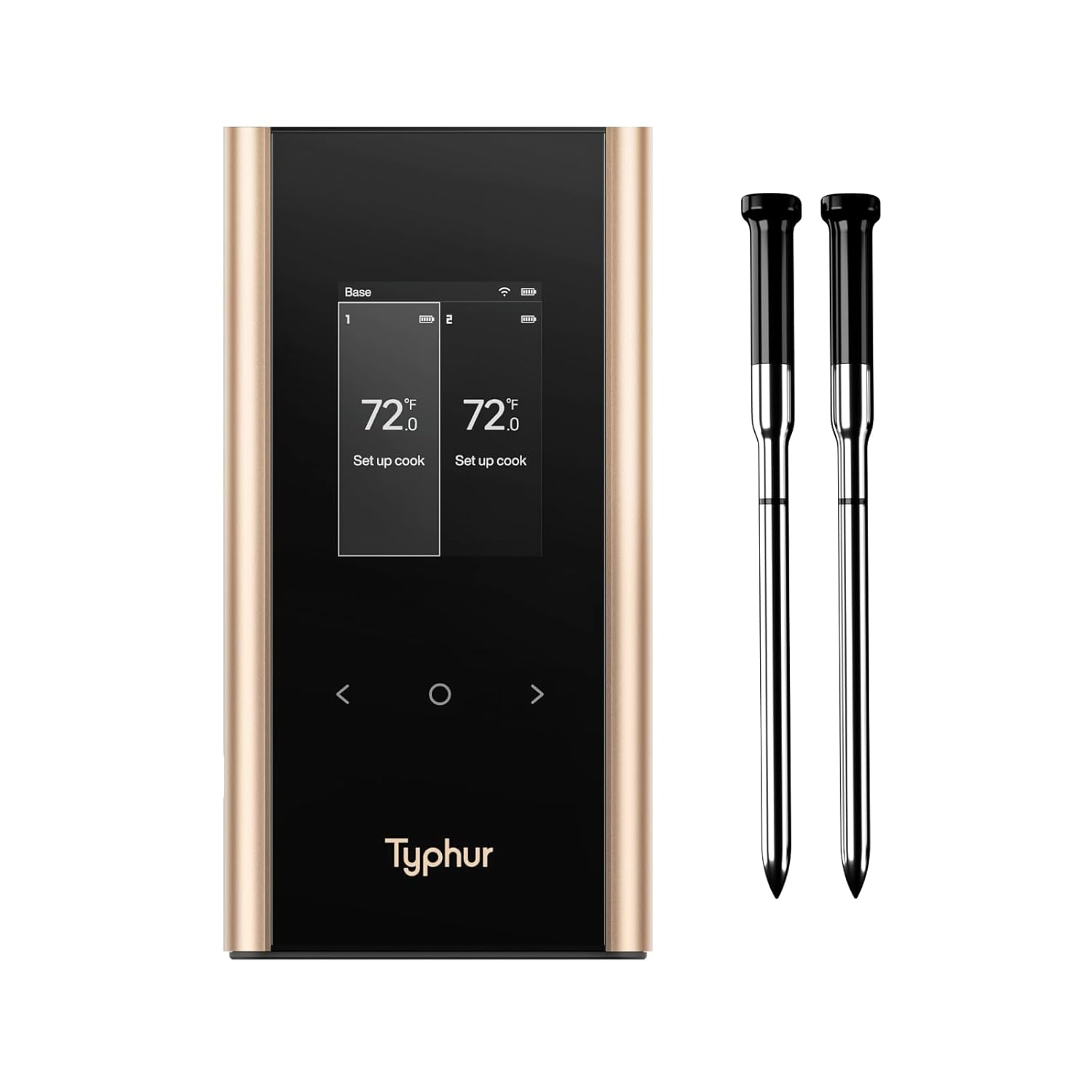 SYNC Gold Wireless Meat Thermometer | Strong Signal | Reliable Readings