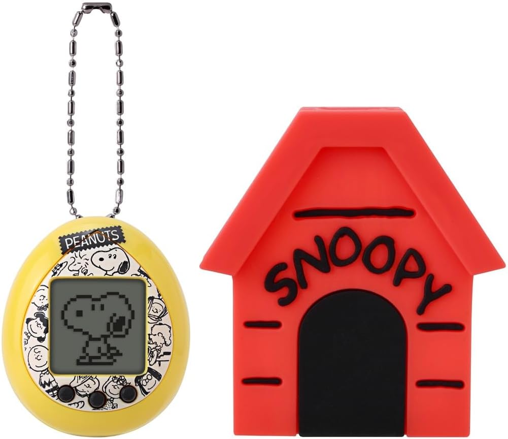 Tamagotchi Nano Peanuts Set with Snoopy Silicone Case for Fun