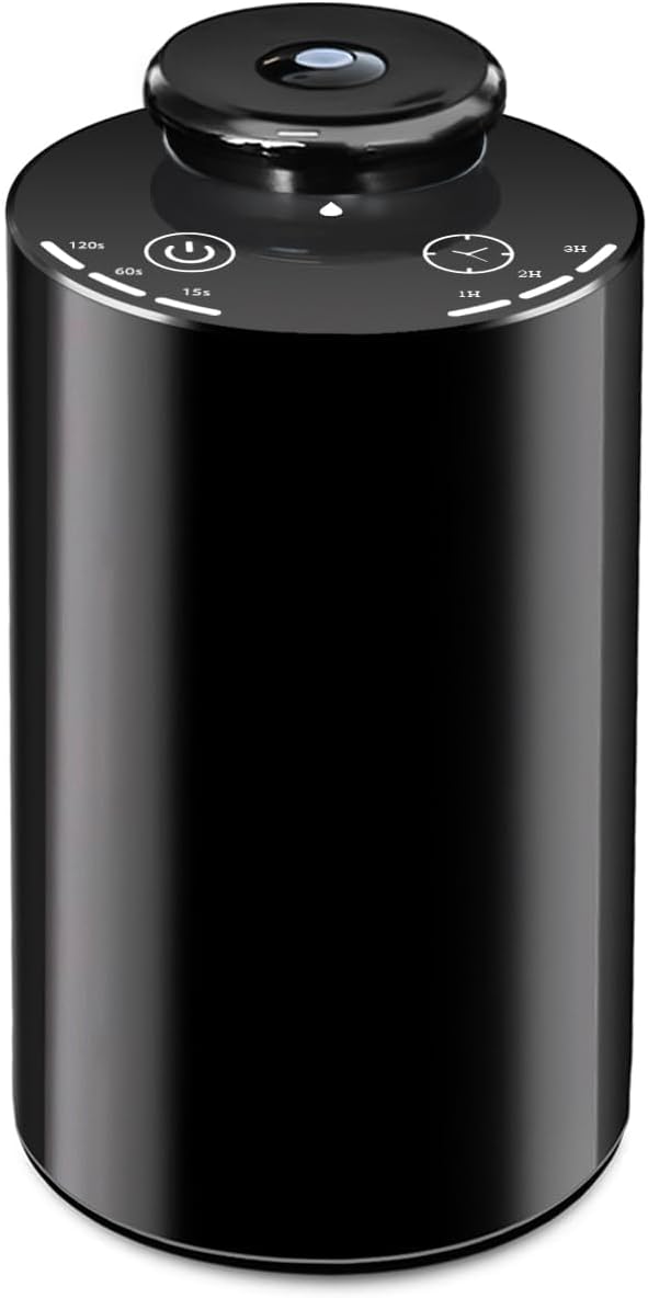 Portable Battery Operated Nebulizing Diffuser - 3 Settings, Timers, Auto On/Off