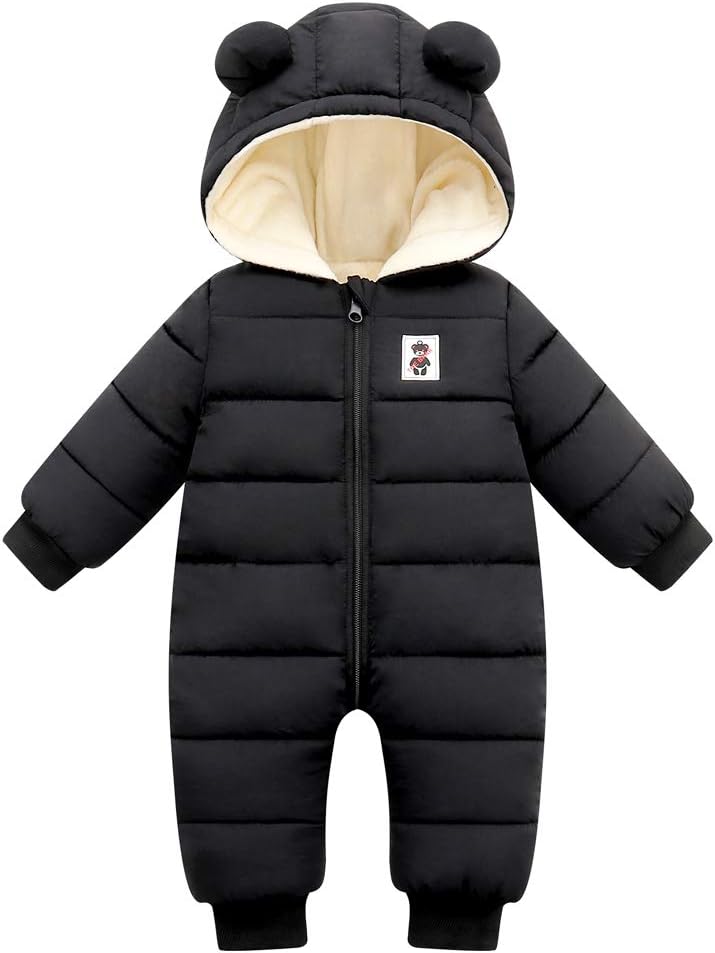 Fumdonnie Cute Baby Boys Snowsuit for Winter Adventures