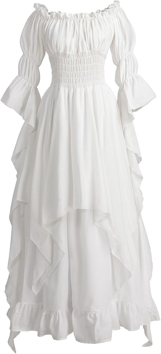 Renaissance Dress Women Medieval Costume for Gothic Weddings