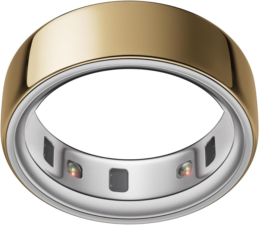 Oura Ring 4 - Gold - Size 13 - Unique Smart Fitness Tracker