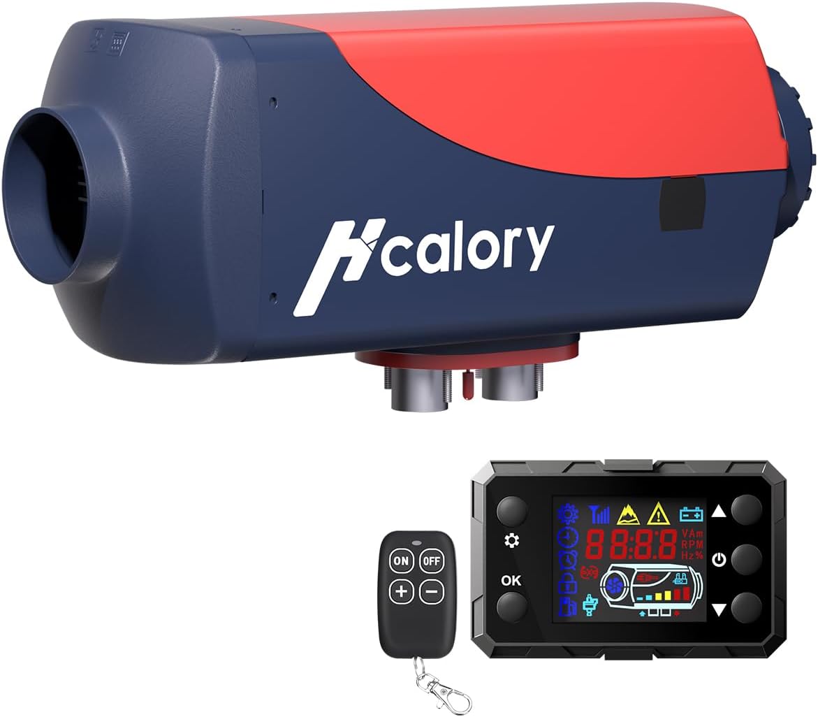 HCALORY 8KW Diesel Heater with Remote Control - Stay Warm Anywhere