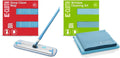 E-Cloth Deep Clean Microfiber Mop + Glass Cleaner Kit - Water-Only