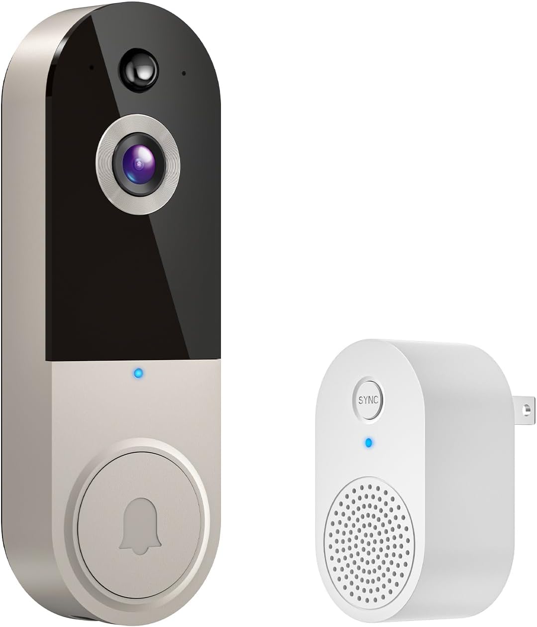 BoomChill Wireless Doorbell: AI Human Detection, Live View, Night Vision