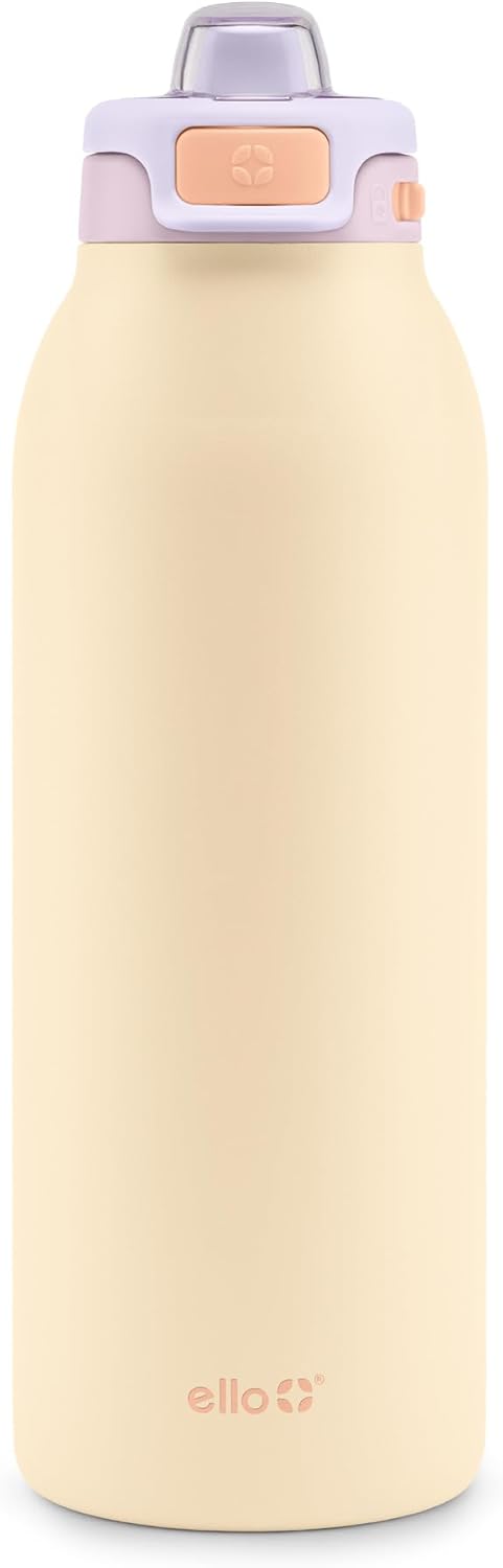 Ello Pop & Fill Stainless Steel Water Bottle for Quick Hydration