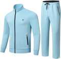 Men's Tracksuit 2 Piece Full Zip Jogging Suit - Breathable Active Set