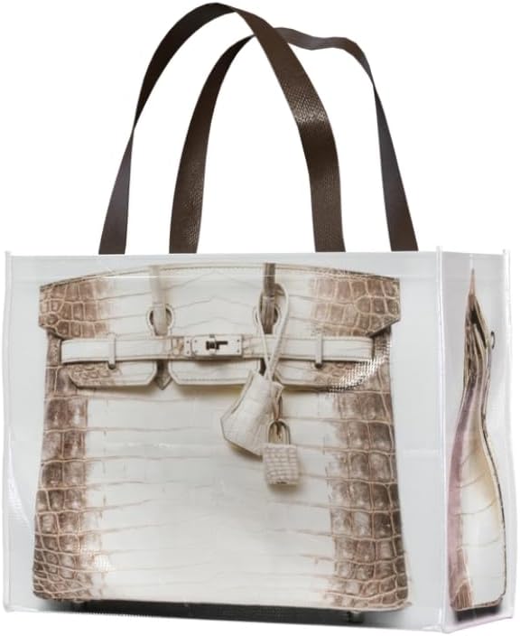 Designer Reusable Grocery Tote Bag with Comfortable Shoulder Straps