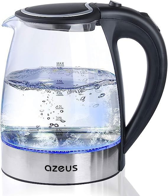 AZEUS Electric Kettle - Fast Boil Stainless Steel