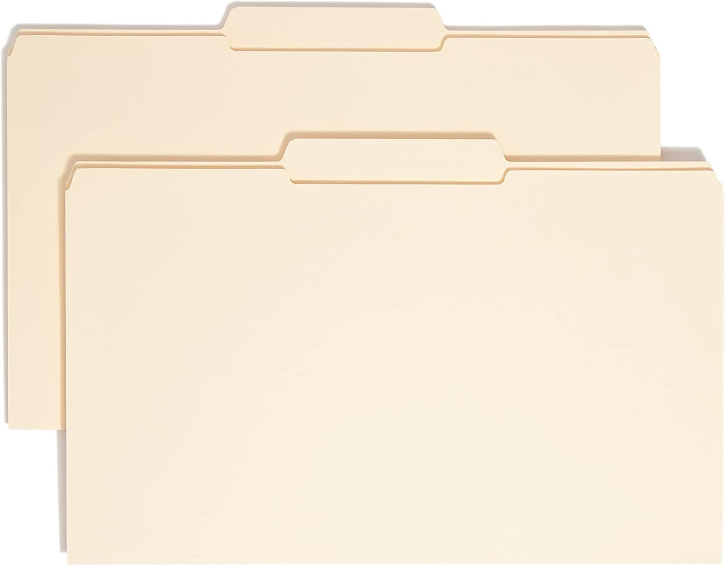 Smead Legal Size File Folders with Reinforced Tabs for Organization