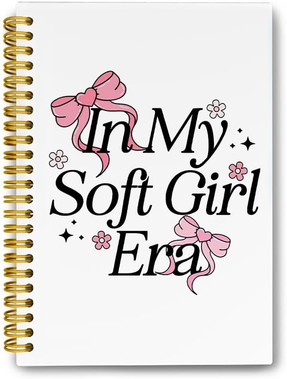 LiTiu Pink Bow Spiral Journal: Trendy & Cute for School Girls!