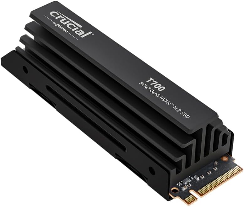 Crucial T700 PCIe Gen5 NVMe 2TB SSD for High-Speed Gaming