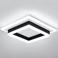 32W Modern LED Ceiling Light Square Flush Mount - Bright Cold White