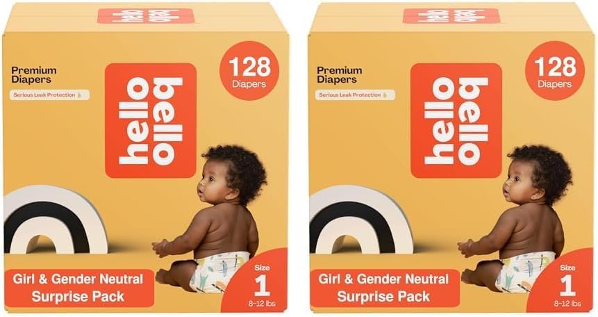 Hello Bello Premium Diapers Size 1 Surprise Pack for Girls