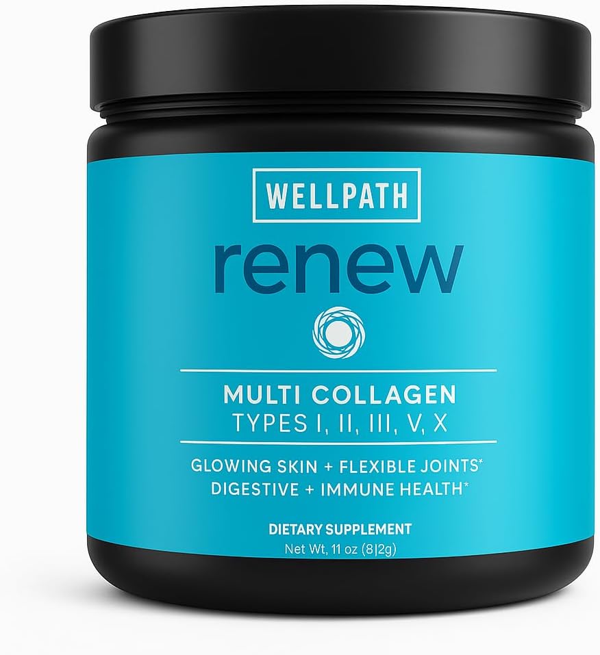 WellPath Renew Multi Collagen Protein Powder for Women - 11 oz