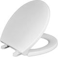 CYRRET Toilet Seat Round with Lid, Easy to Install and Clean