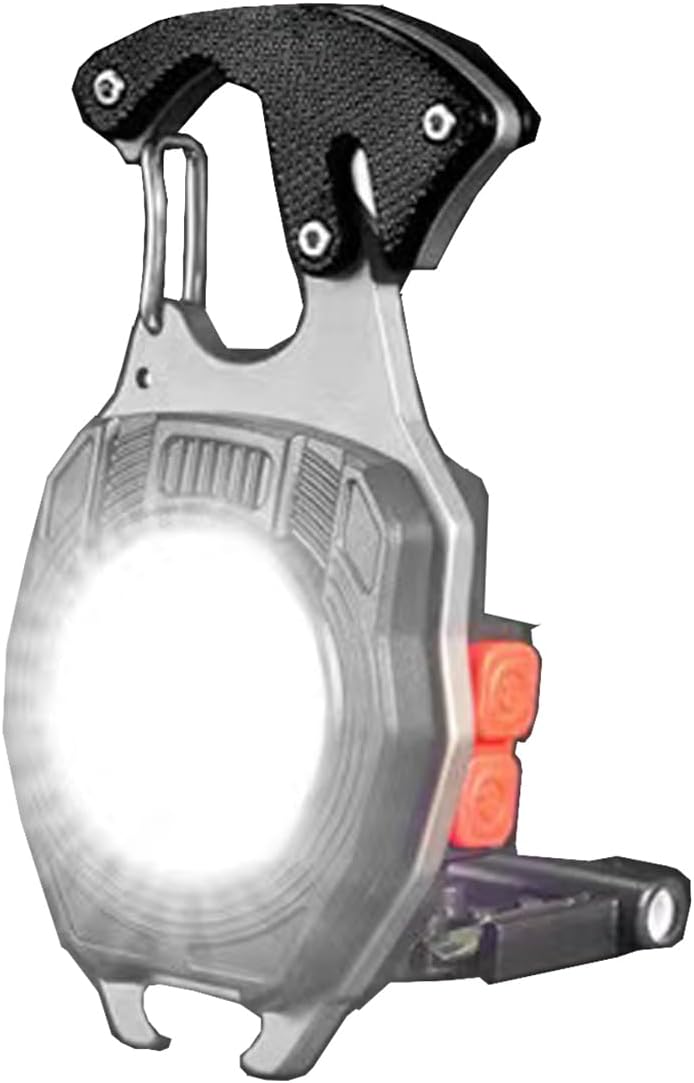 Portable COB Work Light: 1600 Lumens, 7 Light Modes