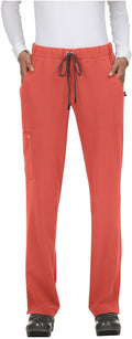 KOI Next Gen Everyday Hero Women's 5-Pocket Cargo Scrub Pants fabric
