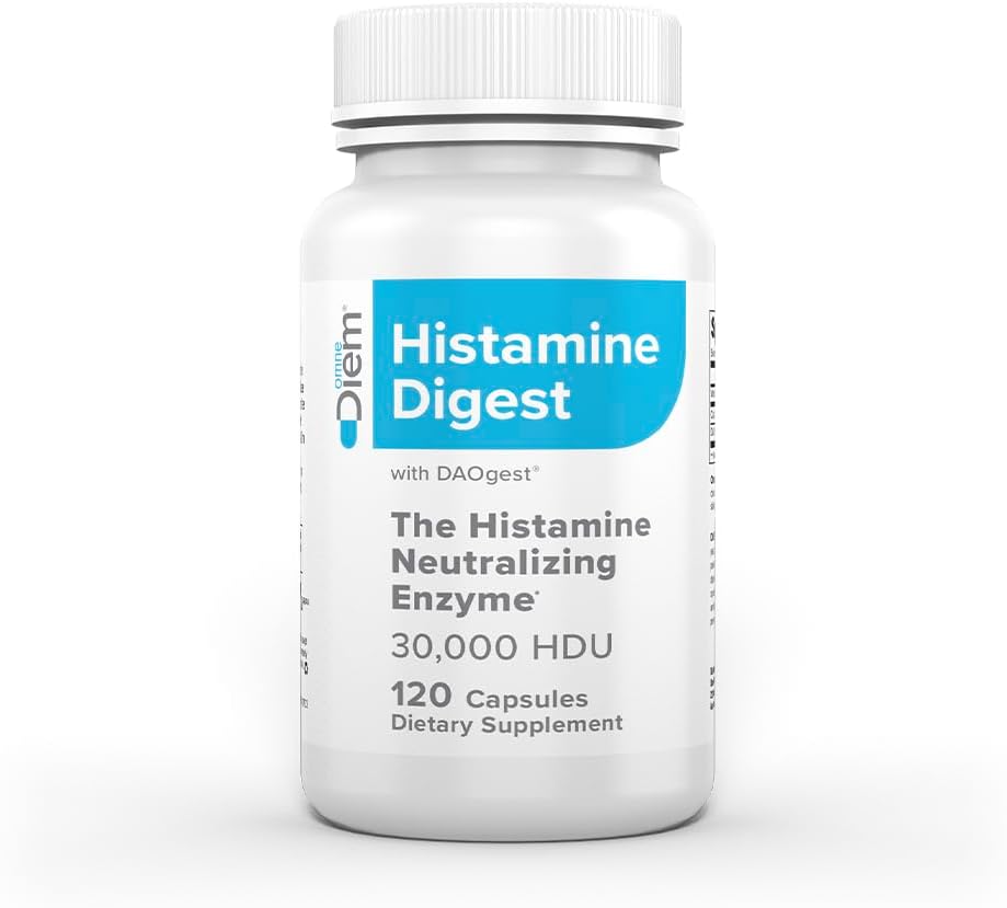 Omne Diem Histamine Digest DAO 30,000 HDU for Intolerance Relief