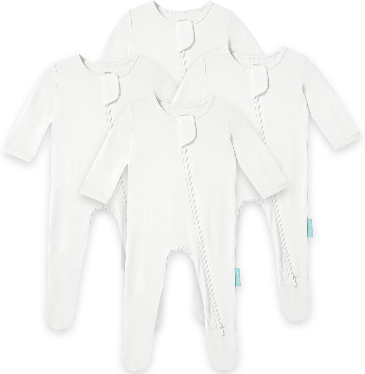 PurComfy Baby Zipper Footie Pajamas for Cozy Comfort
