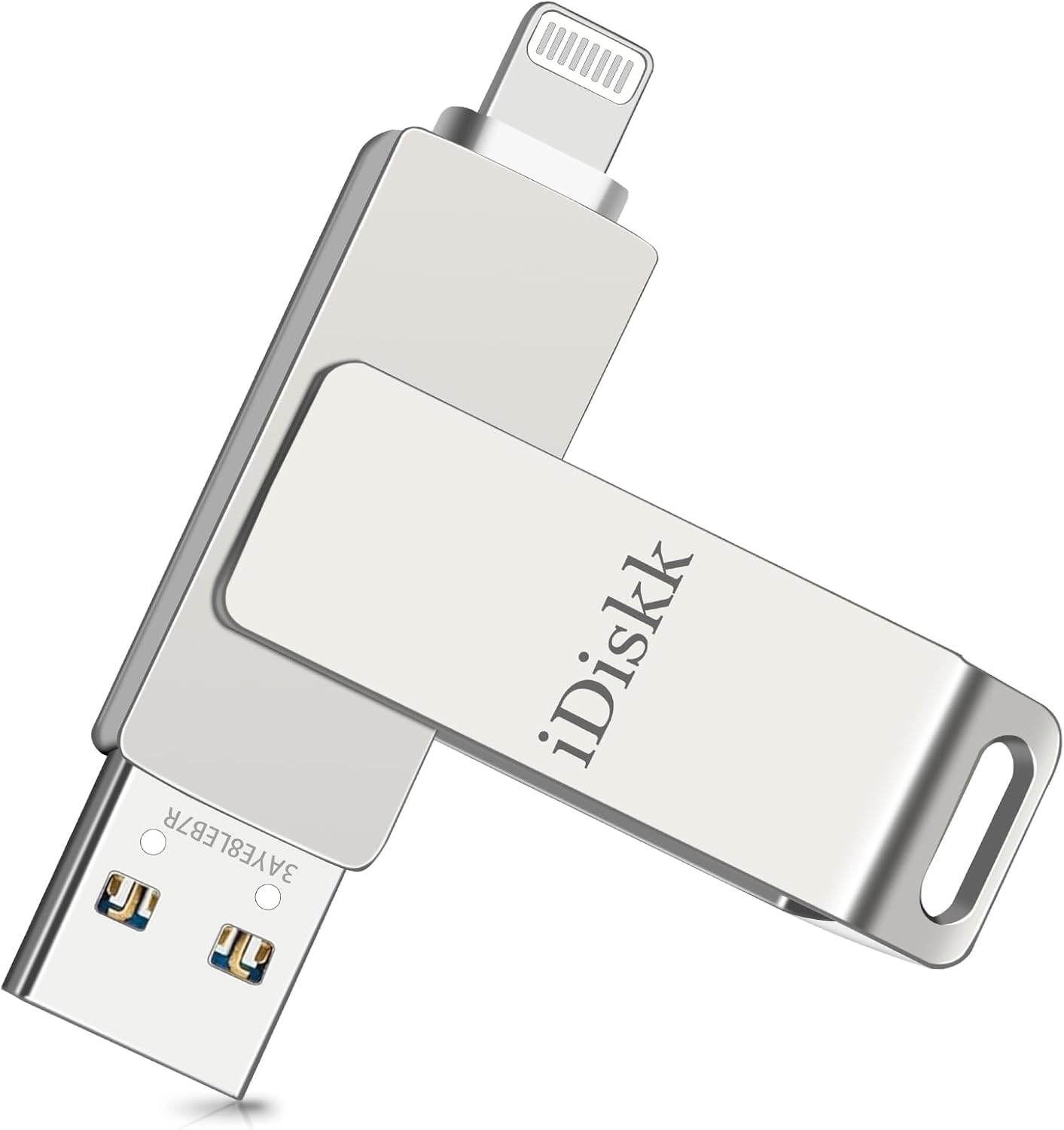 iDiskk 512GB MFi Certified iPhone Flash Drive - Auto Backup & Easy Storage