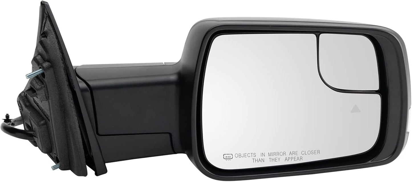 TRQ Passenger Side Power Folding Mirror for 2020-2022 Ram 1500