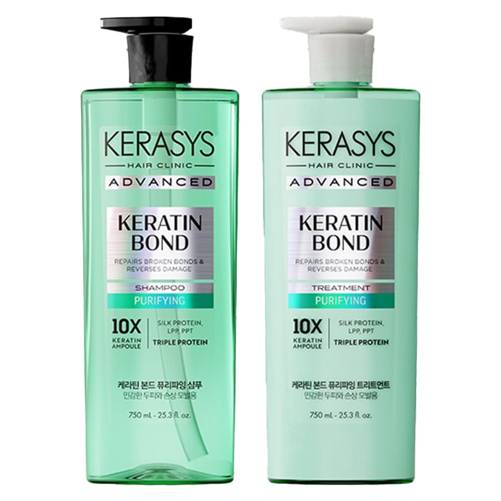 Kerasys Advanced Keratin Bond Shampoo and Treatment Set Review