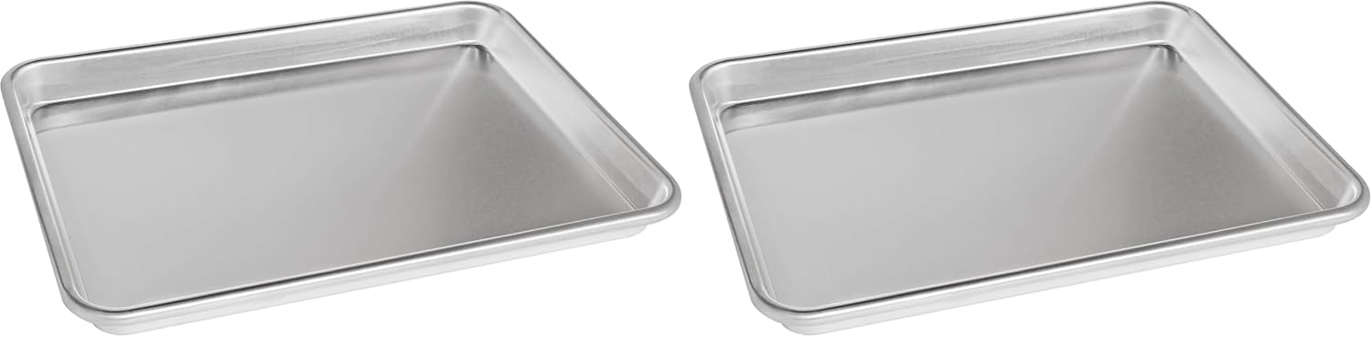 Fat Daddio's Natural Aluminum Quarter Sheet Pan for Baking
