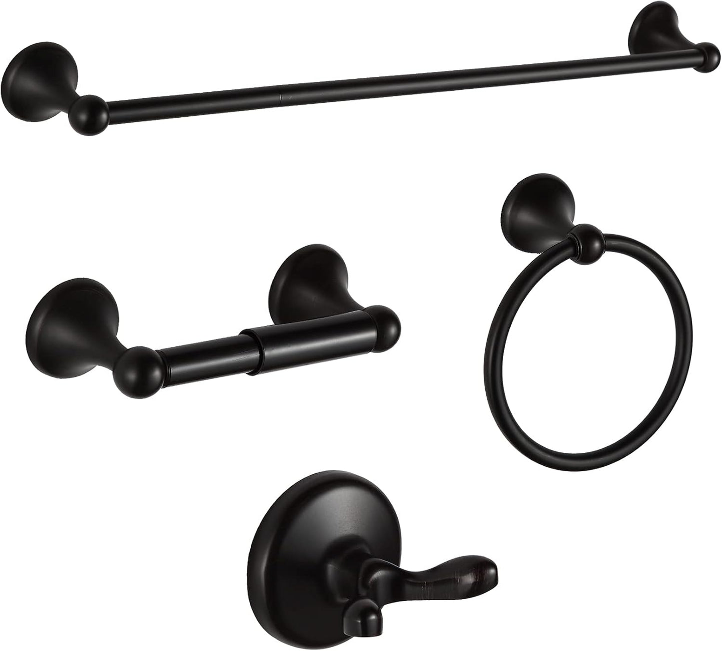 BGL Bathroom Hardware Set: Oil-Rubbed Bronze Towel Bar & More