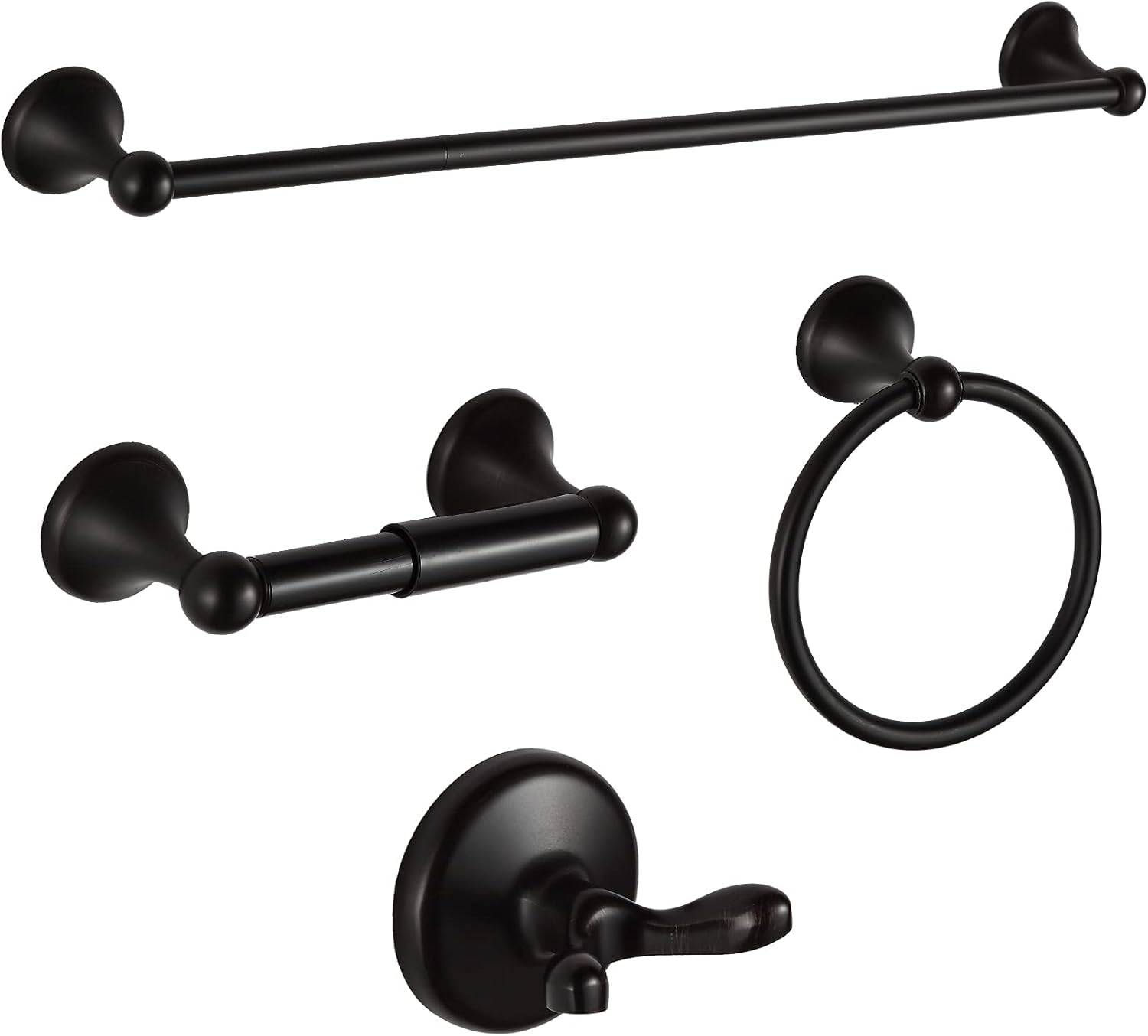 BGL Bathroom Hardware Set: Oil-Rubbed Bronze Towel Bar & More