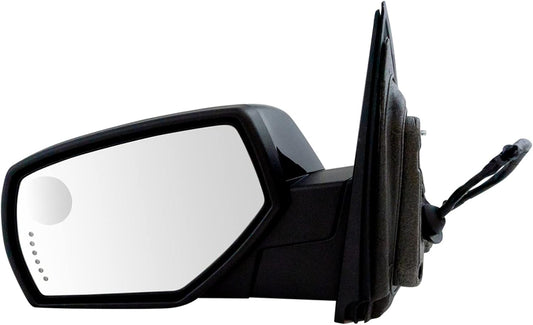 TRQ Left Mirror Drivers Side for 14-19 Chevrolet GMC Vehicles