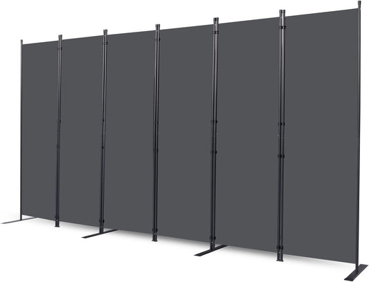 Room Divider 6 Panel Folding Privacy Screens for Versatile Use