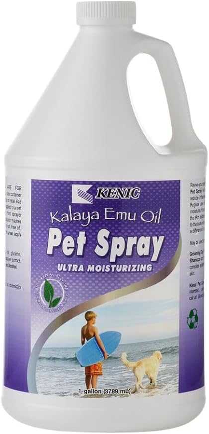 Kenic Kalaya Emu Oil Spray for Pets - Shine & Moisture Care