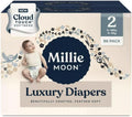 Millie Moon Luxury Diapers Size 2 - 96 Count - Gentle 12hr Protection
