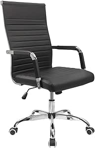 Furmax Ribbed Office Desk Chair for Comfort and Style