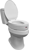 Carex Toilet Seat Riser Round - Adds 3.5 in for Easier Sitting