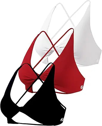 AUROLA Workout Sports Bras for Women - Light Support Gym Bra