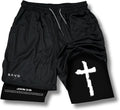 SAVD Christian Performance Shorts for Gym & Sport Activities