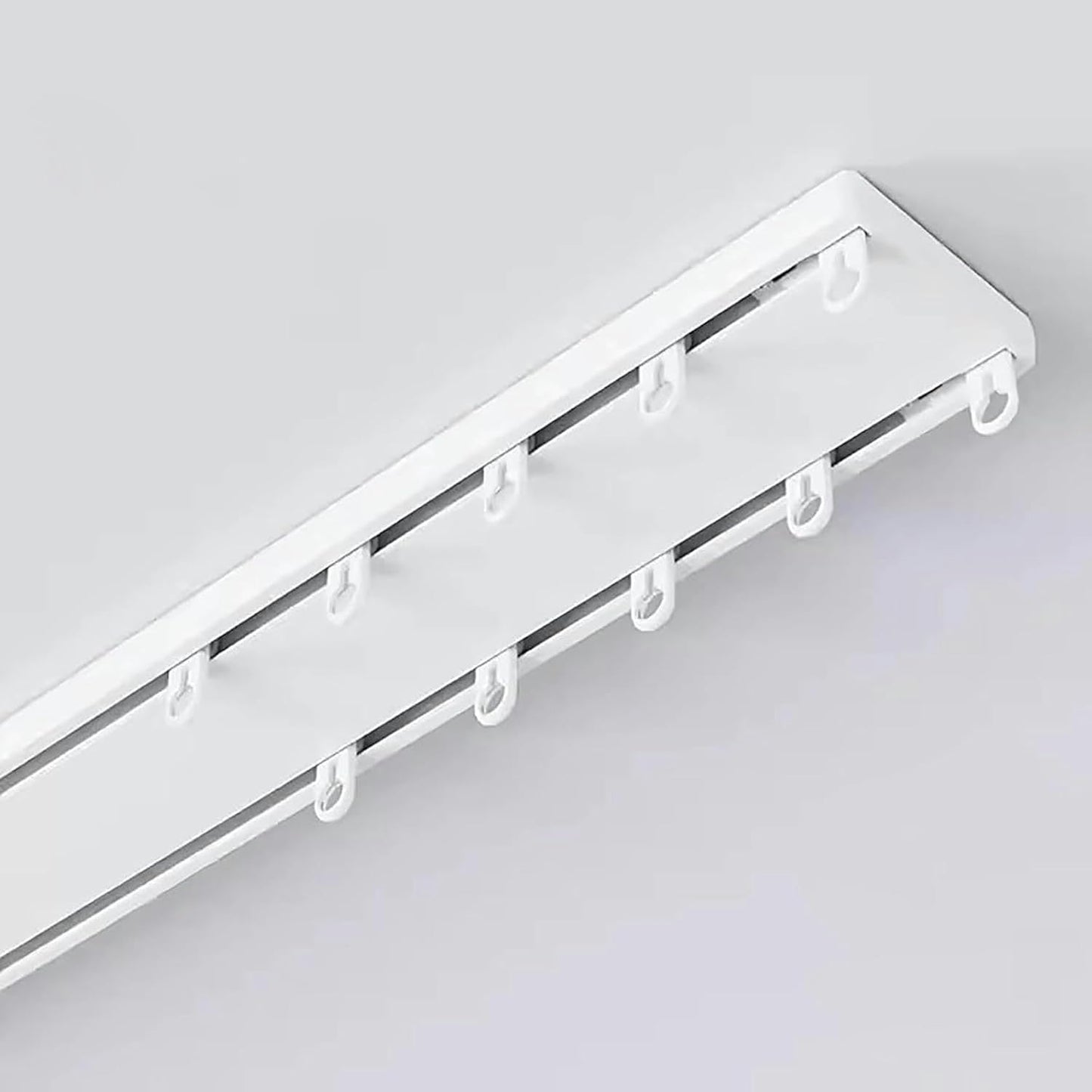 Multi-Length Ceiling Mount Curtain Rail for Privacy Protection